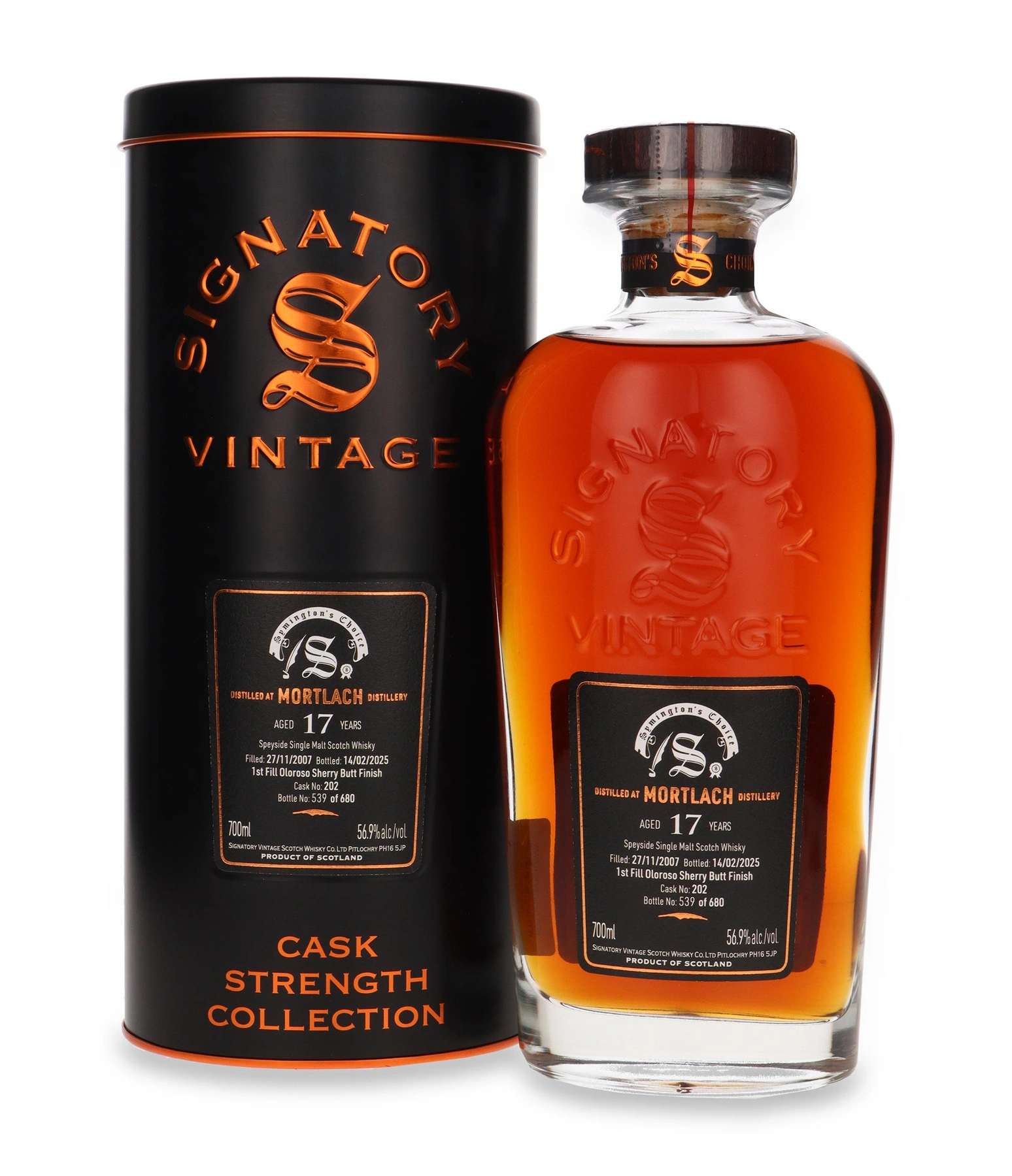 Signatory Vintage 17 YO Mortlach (D.2007, B.2025) Signatory Vintage