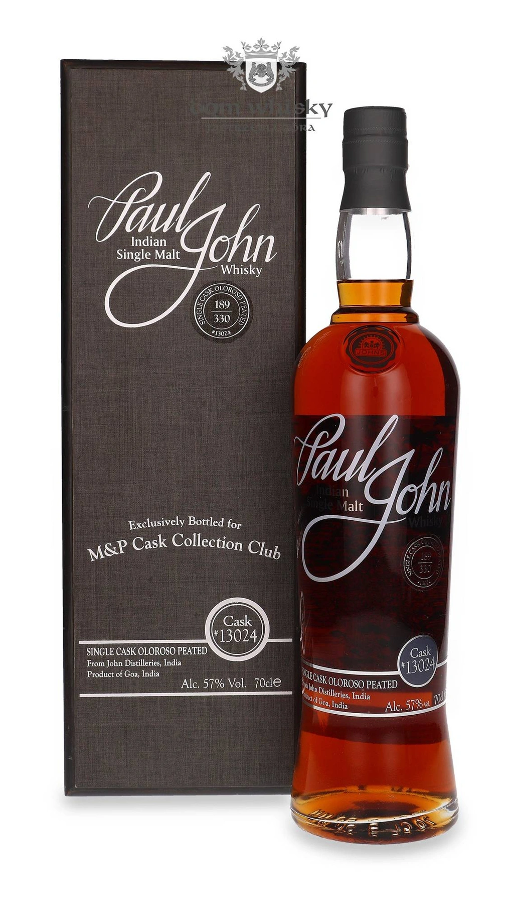 John Distilleries Ltd Paul John 2015 (Bottled 2021) M&p Cask Collection Club, Cask # 13024
