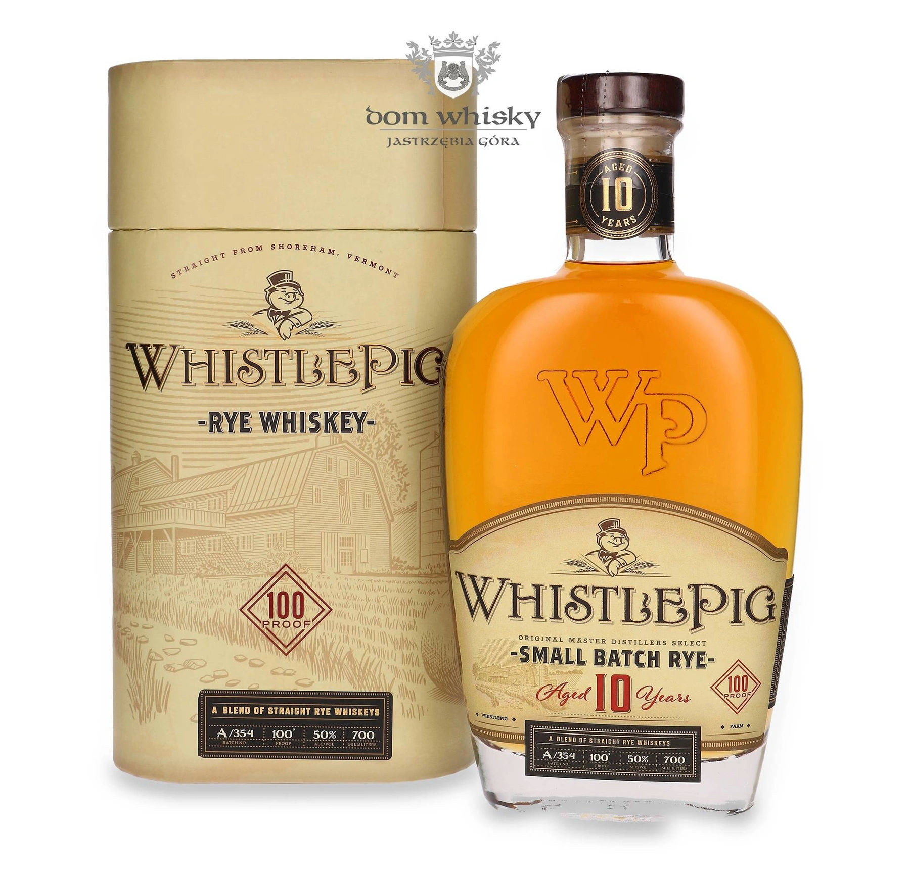 Whistlepig Farm 10 YO Whistlepig Small Batch Rye