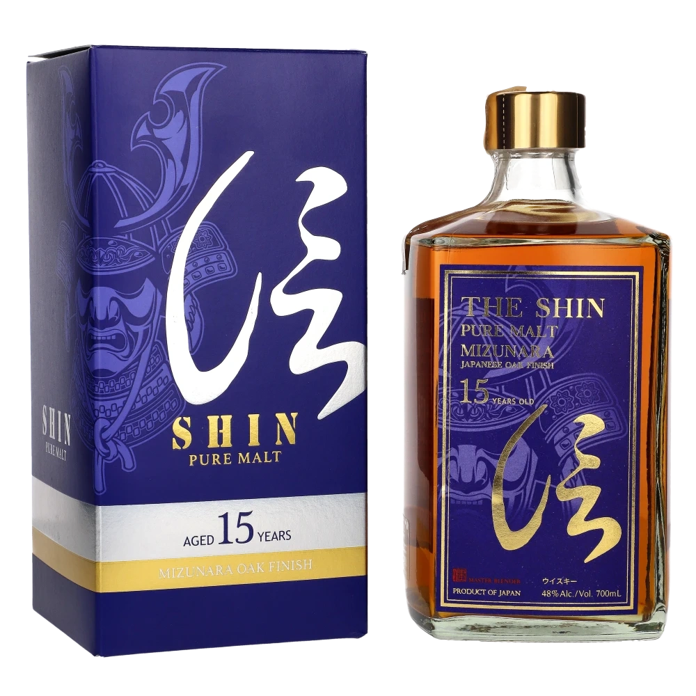 Shinobu Distillery 15 YO The Shin Pure Malt Mizunara Oak Finish