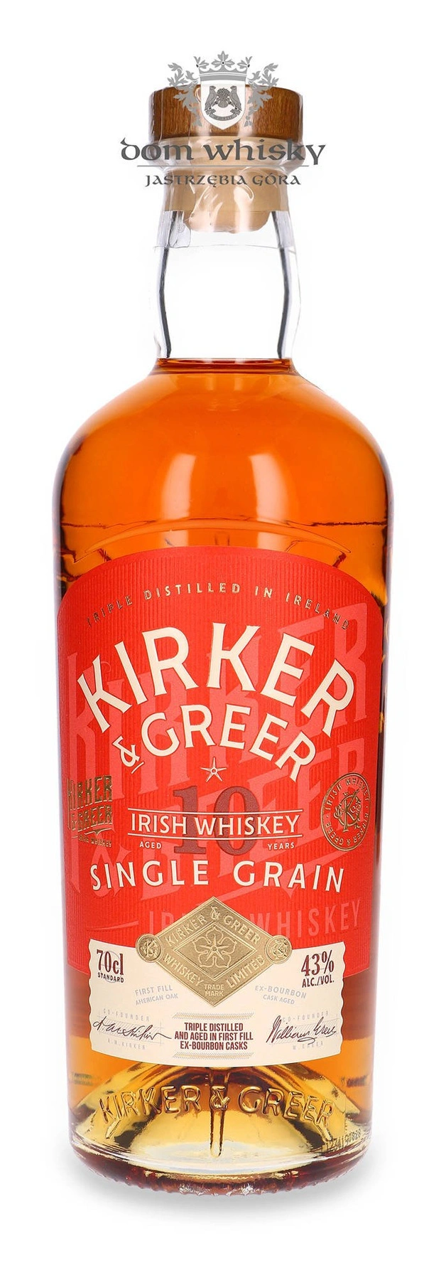 Kirker & Greer 10 YO Irish Single Grain