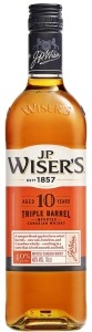 Corby Distillers 10 YO J.p. Wiser's Triple Barrel Canadian