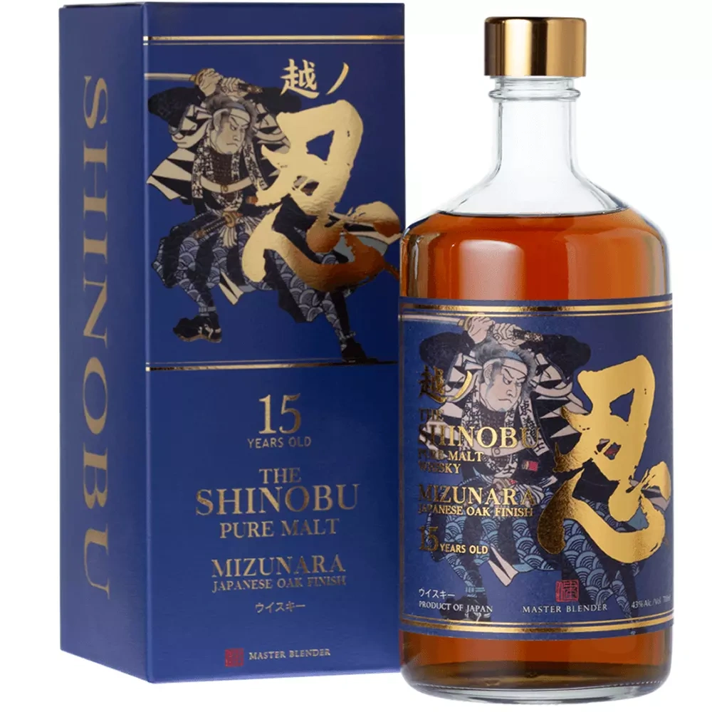 Shinobu Distillery 15 YO The Koshi-No Shinobu Pure Malt Mizunara Oak Finish