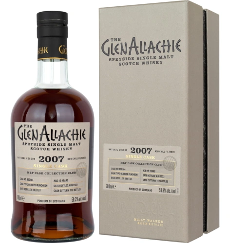 Glenallachie 15 YO 2007 M&p Cask Oloroso Puncheon