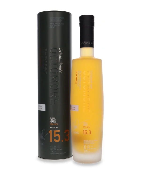 Bruichladdich Octomore Edition:15.3 Super Heavily Peated (307,2 PPM)