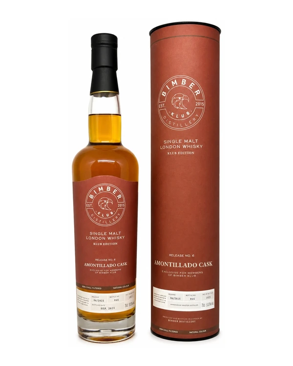 Bimber Distillery London Klub Release 6 – Amontillado Cask