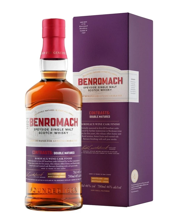 Benromach 12 YO Wood Finish Bordeaux