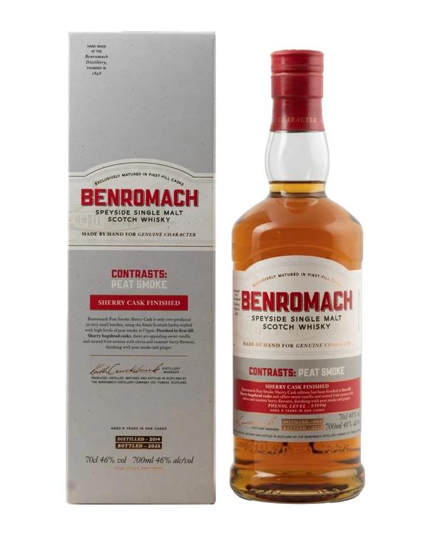 Benromach Peat Smoke Sherry 2014