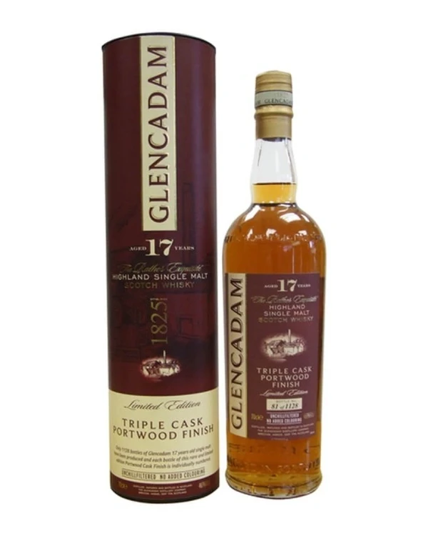 Glencadam 17 YO Triple Cask Portwood Finish Whisky