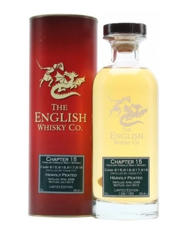 The English Chapter 15 Heavily Peated 2010 Bott 2015 Sm Whisky