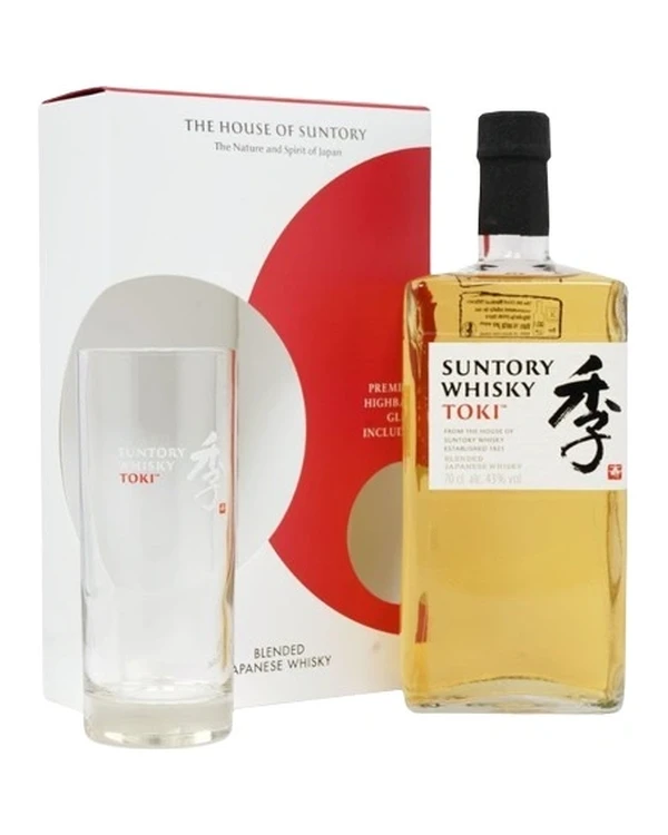 Suntory Toki Suntory Japanese Blended Whisky With Highball Glas