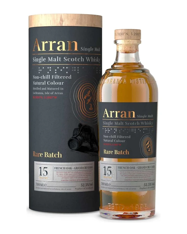 Arran 15 YO Rare Batch French Oak Grand Cru