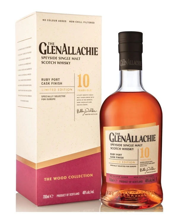 Glenallachie 10 YO Ruby Port Cask Finish