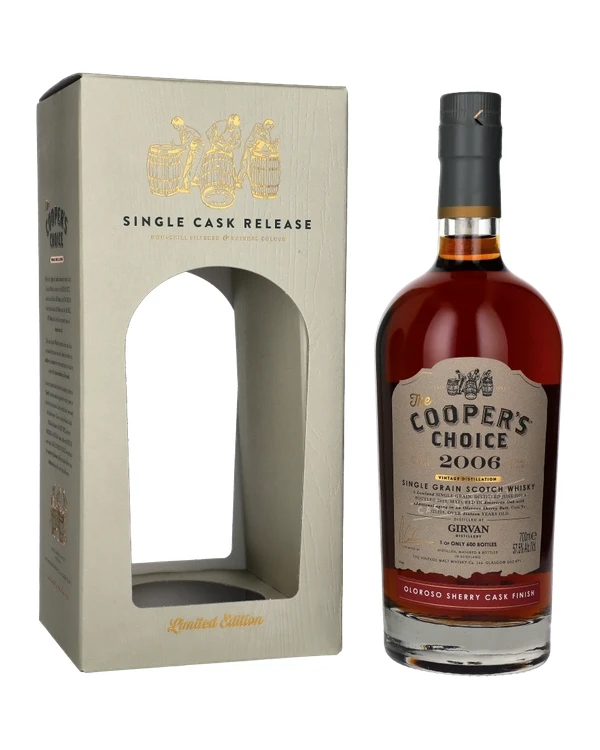 Coopers Choice Girvan 2006 16 YO Oloroso Sherry Cask Finish