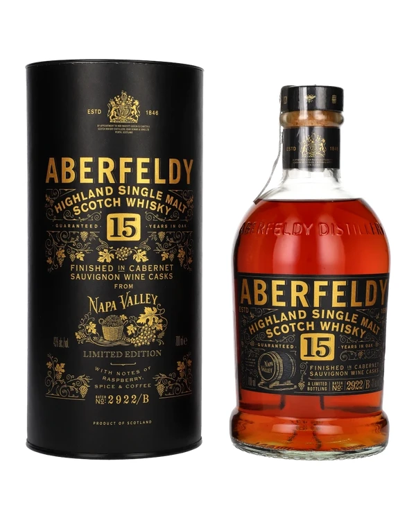 Aberfeldy 15 YO Napa Valley Cabernet Sauvignon Cask