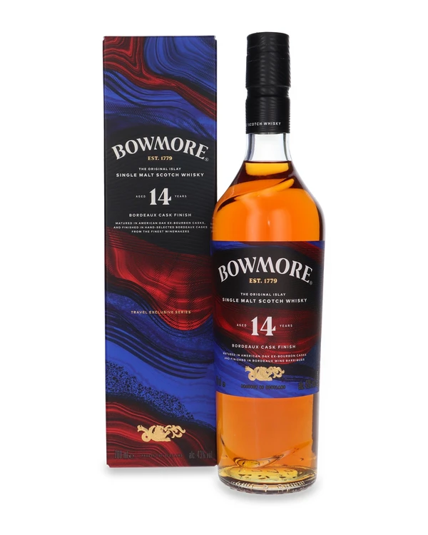 Bowmore 14 YO Bordeaux Cask Finish (Travel Retail)