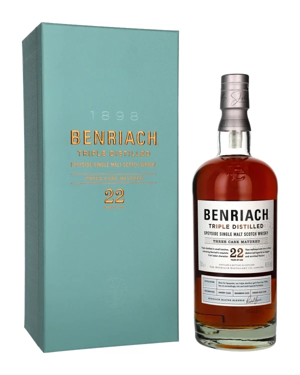 Benriach 22 YO Three Cask Matured Triple Distilled