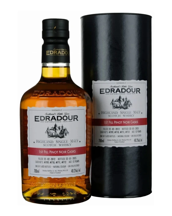 Edradour 12 YO 2012 Pinot Noir Cask 709-712
