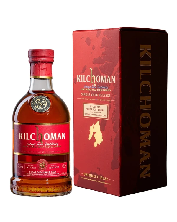 Kilchoman 9 YO White Port Single Cask M&p