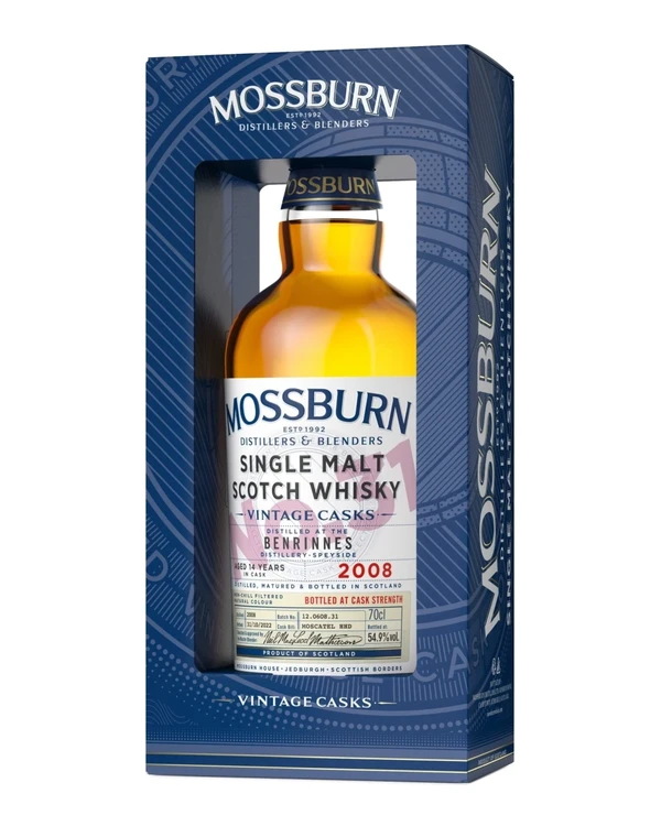 Mossburn 14 YO Vintage Cask Benrinnes 2008 Moscatel Finish