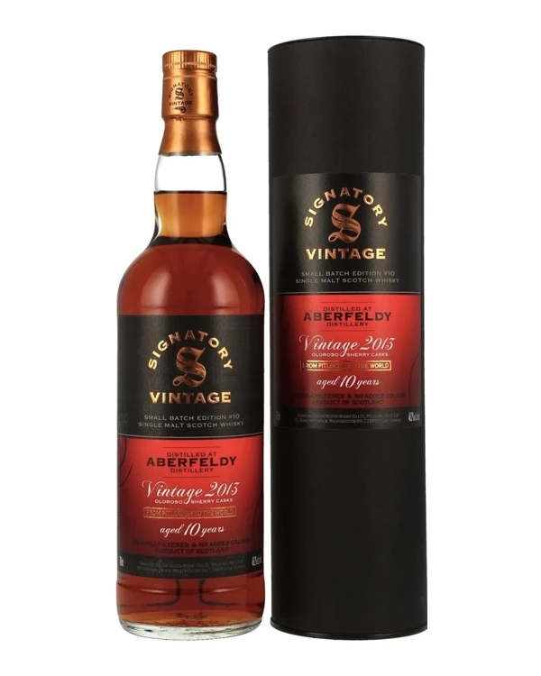 Signatory Vintage 10 YO Signatory Aberfeldy 2013 Small Batch #10