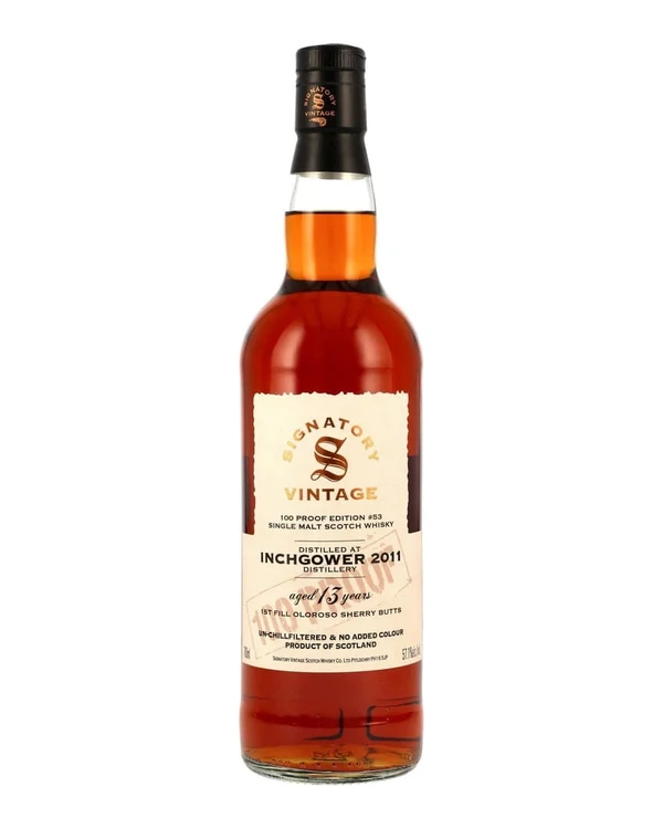 Signatory Vintage 13 YO Signatory Inchgower 2011 100proof #53