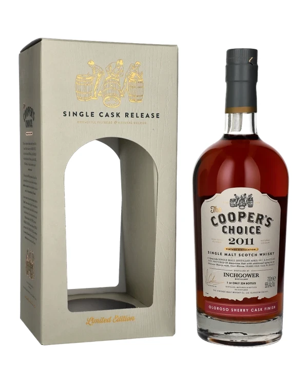 Coopers Choice 11 YO Inchgower 2011 Oloroso Sherry Cask Finish