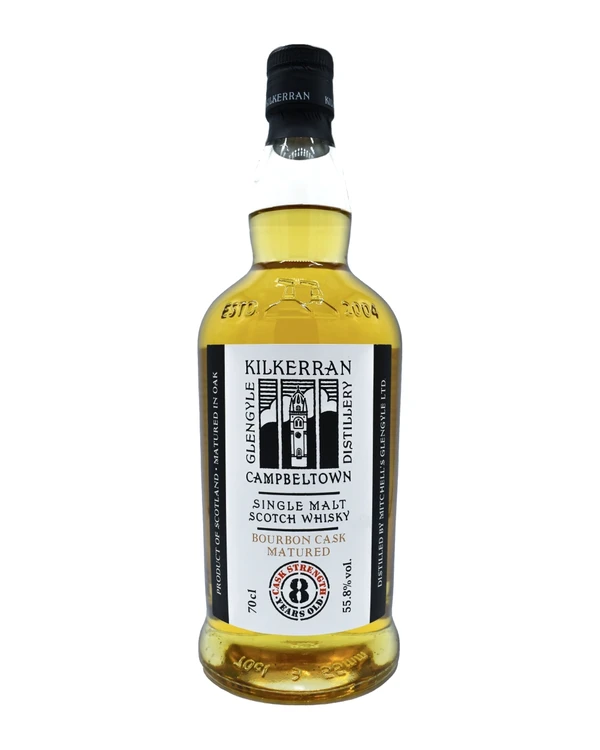 Kilkerran 8 YO Cask Strength, Bourbon Cask Matured
