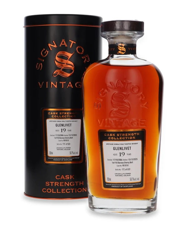 Signatory Vintage 19 YO Glenlivet (D.2006, B.2025) Signatory Vintage