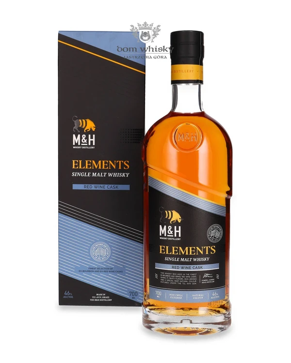 M&H Whisky Distilery M&h Elements Red Wine Cask Kosher Single Malt