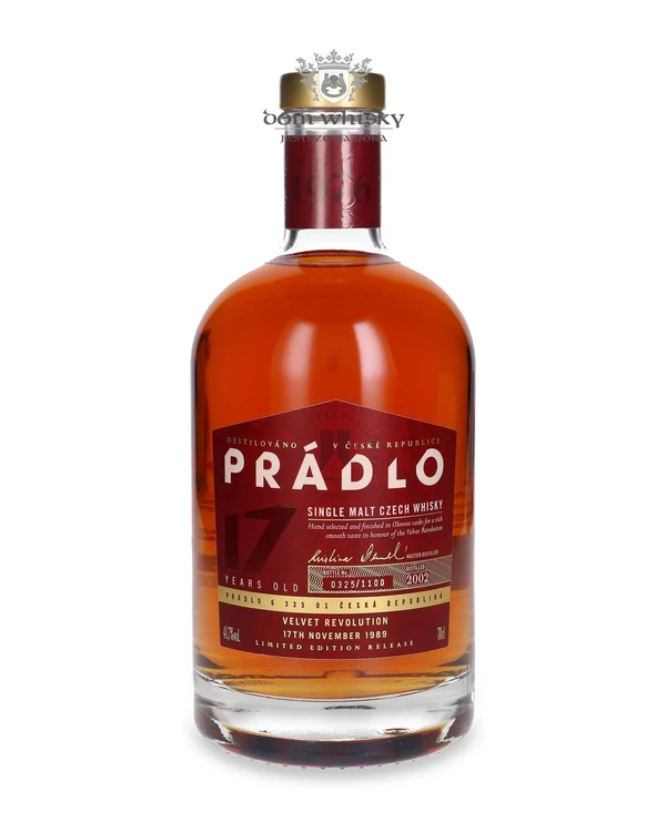 Prádlo Distillery 17 YO (D.2002, B.2019) Velvet Revolution, Czech