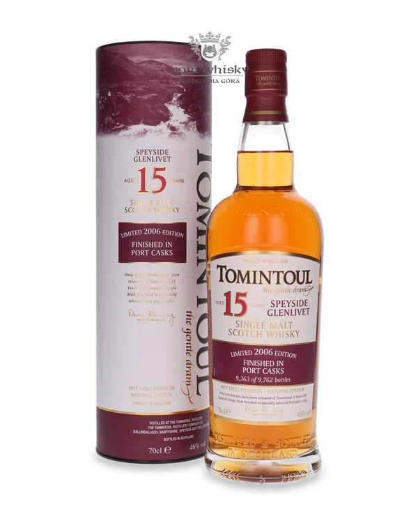 Tomintoul 15 YO Finished In Port Casks, Limited 2006 Edition