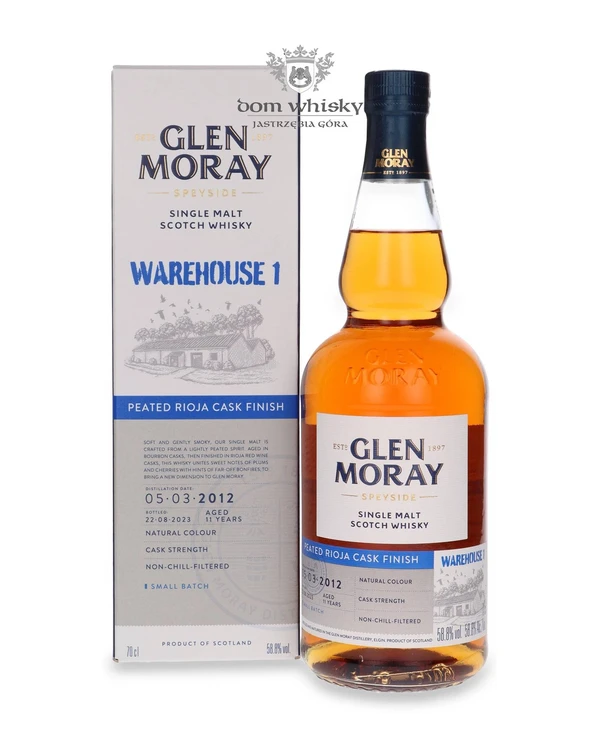 Glen Moray Warehouse 1 Peated Rioja Cask Matured
