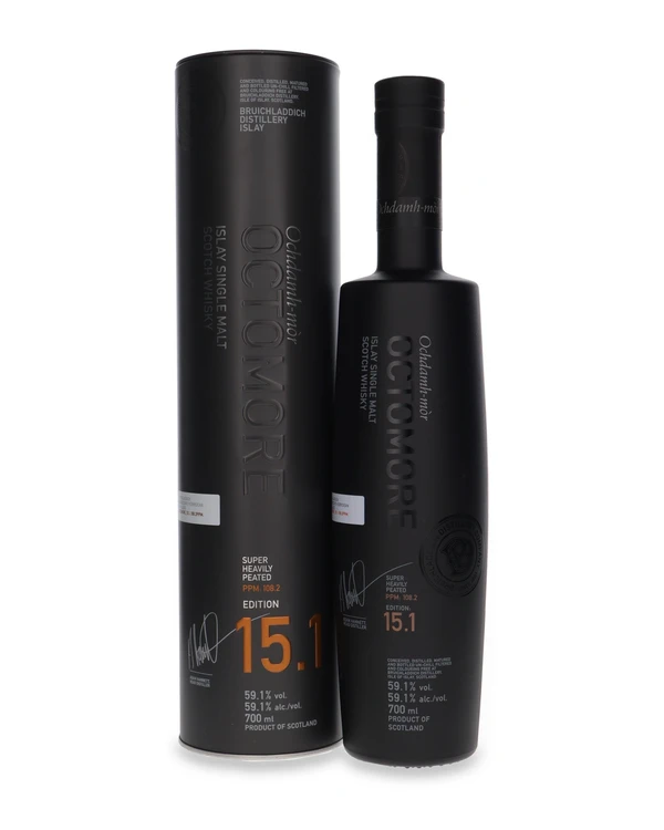 Bruichladdich Octomore Edition:15.1 Super Heavily Peated (108,2 PPM)