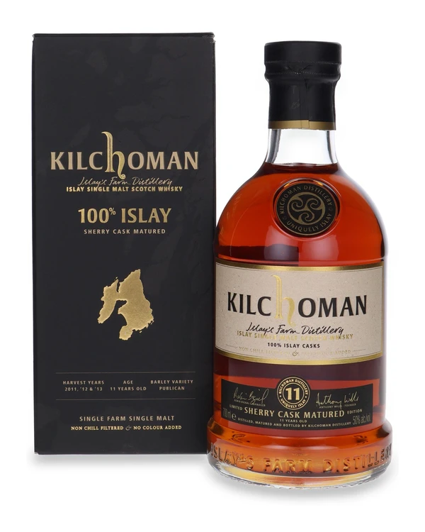 Kilchoman 11 YO 100% Islay, Sherry Cask Matured