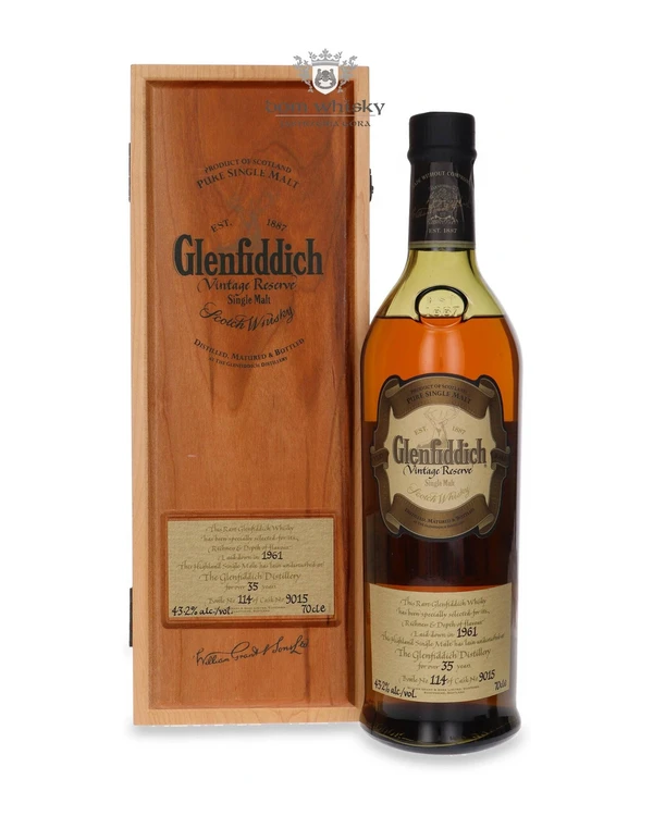 Glenfiddich 35 YO 1961 Vintage Reserve, (Cask9015)