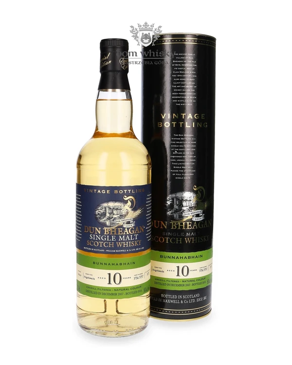Ian Macleod Distillers 10 YO Bunnahabhain ; (D.2007, B.2018) Dun Bheagan