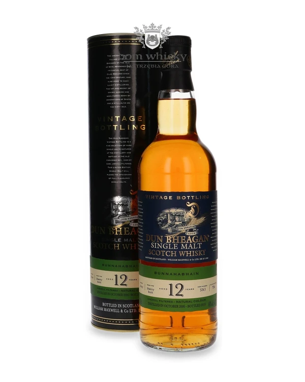Ian Macleod Distillers 12 YO Bunnahabhain ; (D.2006, B.2019) Dun Bheagan