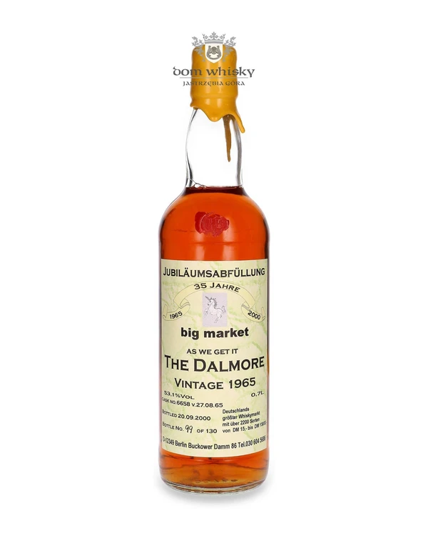 Dalmore 35 YO (D.1965, B.2000) Bottled For Big Market