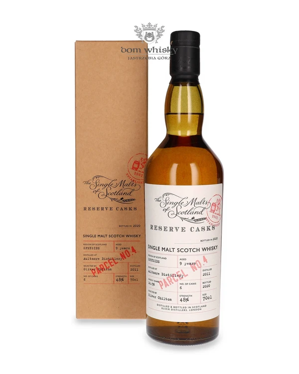 Aultmore 9 YO Reserve Cask, Parcel No. 4 The Single Malts Of
