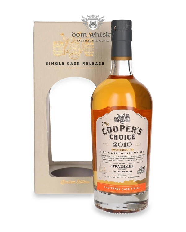 The Vintage Malt Whisky Co. 11 YO Strathmill (D.2010, B.2021) Sauternes Cask Finish, The Cooper’s Choice