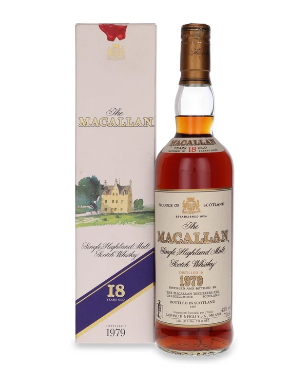 The Macallan 18 YO (D.1979, B.1997) Sherry Wood