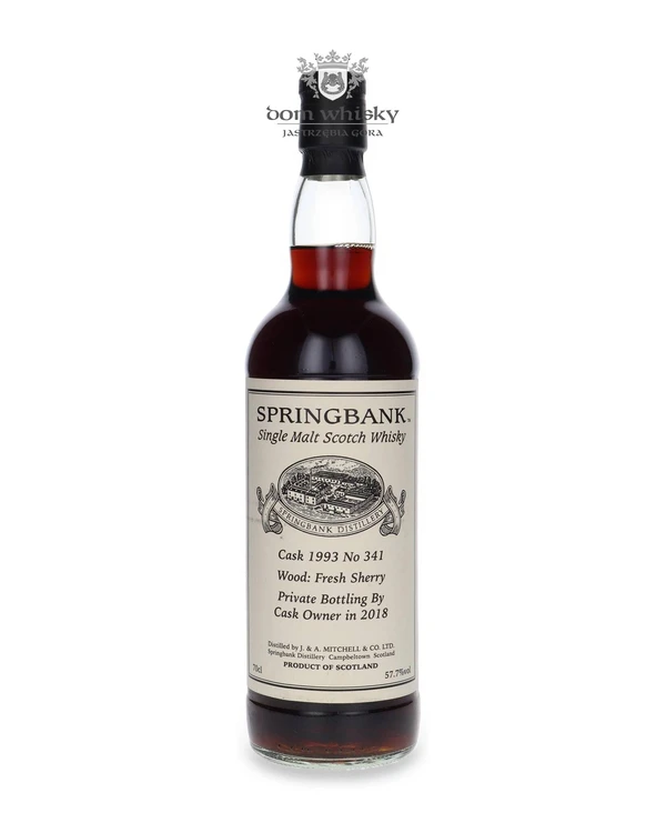 Springbank 1993 (Bottled 2018) Private Bottling Cask # 341