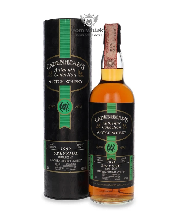 Wm Cadenhead Ltd. 12 YO Strathisla-Glenlivet (D.1989, B.2002) Cadenhead’s