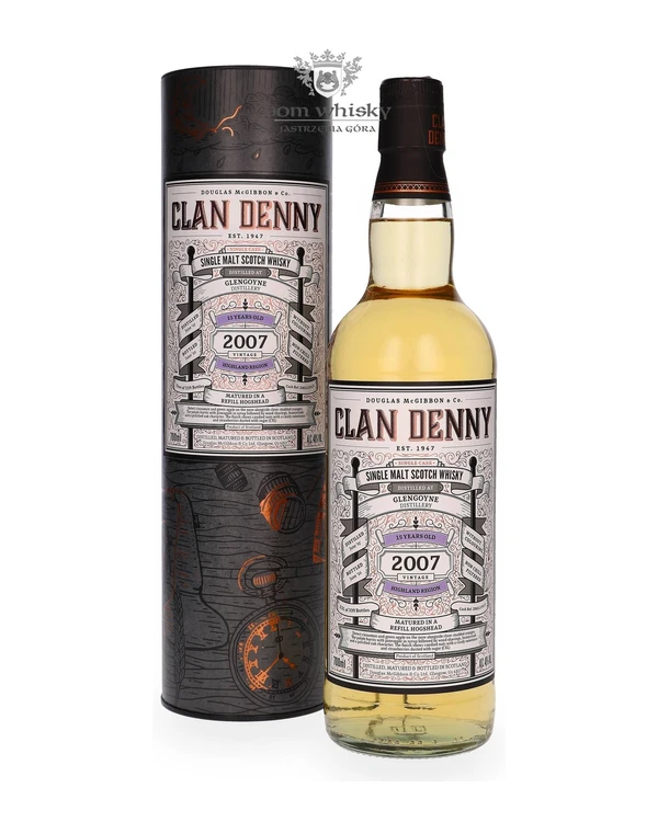 Douglas McGibbon & Co. 15 YO Glengoyne (D.2007, B.2022) The Clan Denny