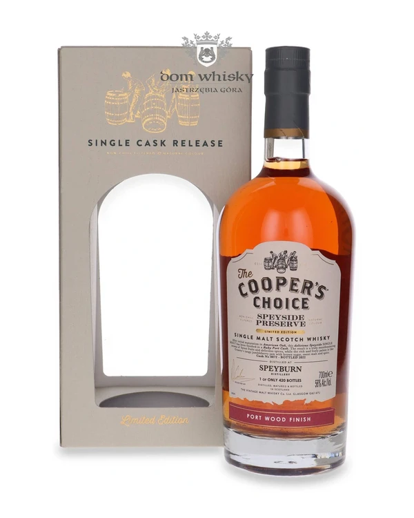 Speyburn Bottled 2022 Port Wood Finish Cooper's Choice