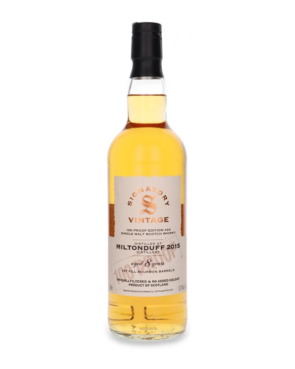 Signatory Vintage 8 YO Miltonduff 100 Proof Edition #24 Signatory Vintage