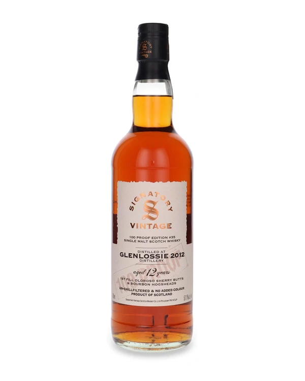 Signatory Vintage 12 YO Glenlossie 100 Proof Edition # 35 Signatory Vintage