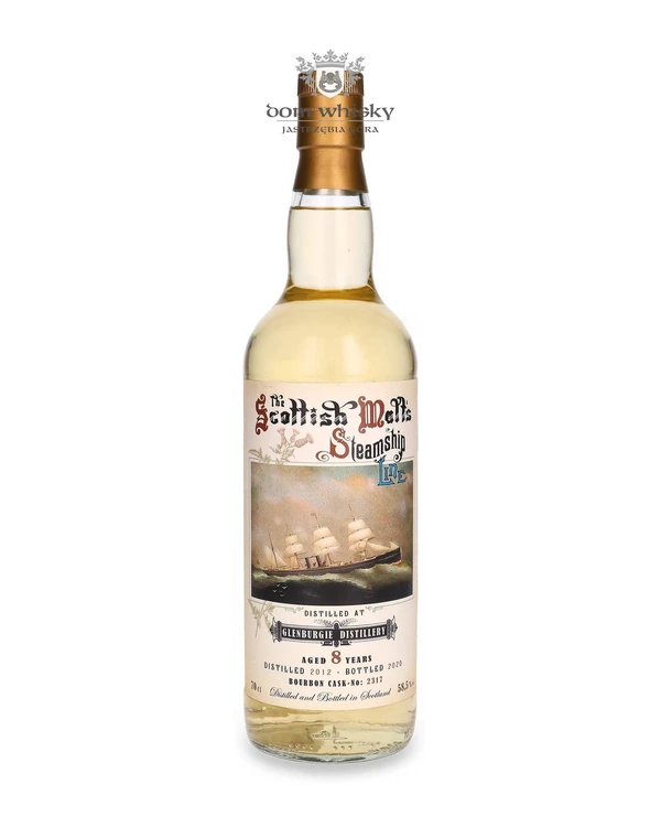 Jack Wiebers Whisky World 8 YO Glenburgie (D.2012 B. 2020) Steamship Line