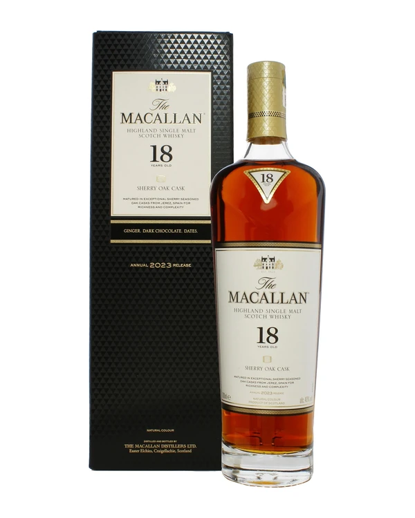Macallan 18 YO Sherry Oak Cask 2023